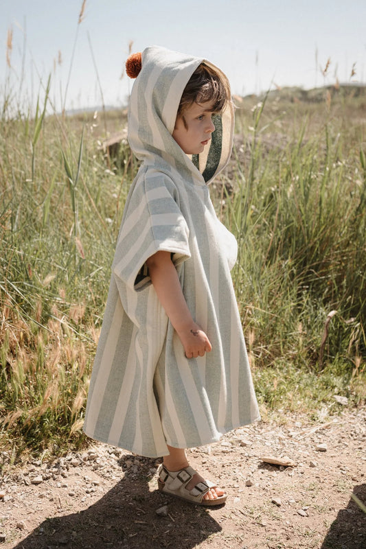 Vaikiškas pončas iš minkšto audinio