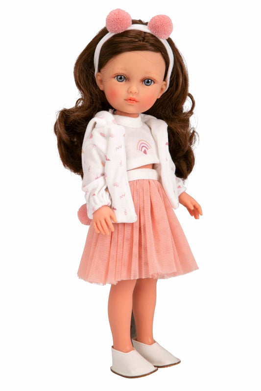 Arias lėlė mergaitė su sijonėliu, 36 cm