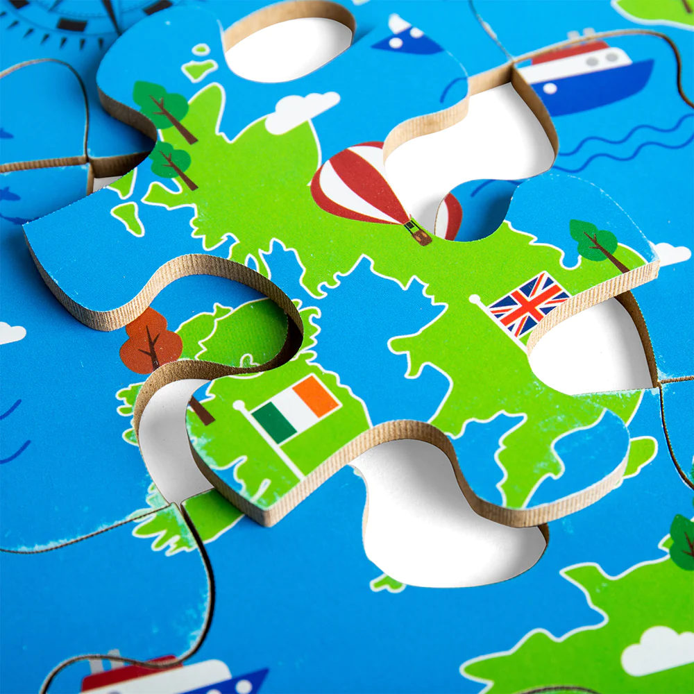 Bigjigs medinė dėlionė Europa