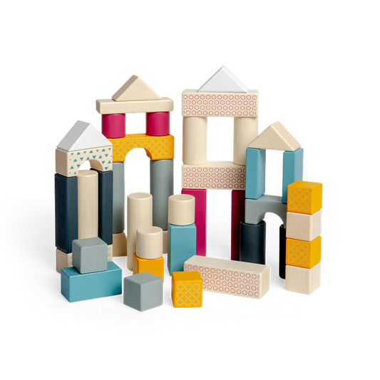 Bigjigs medinės kaladėlės (50 el.)