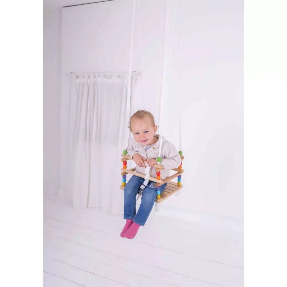 Bigjigs medinės supynės vaikams