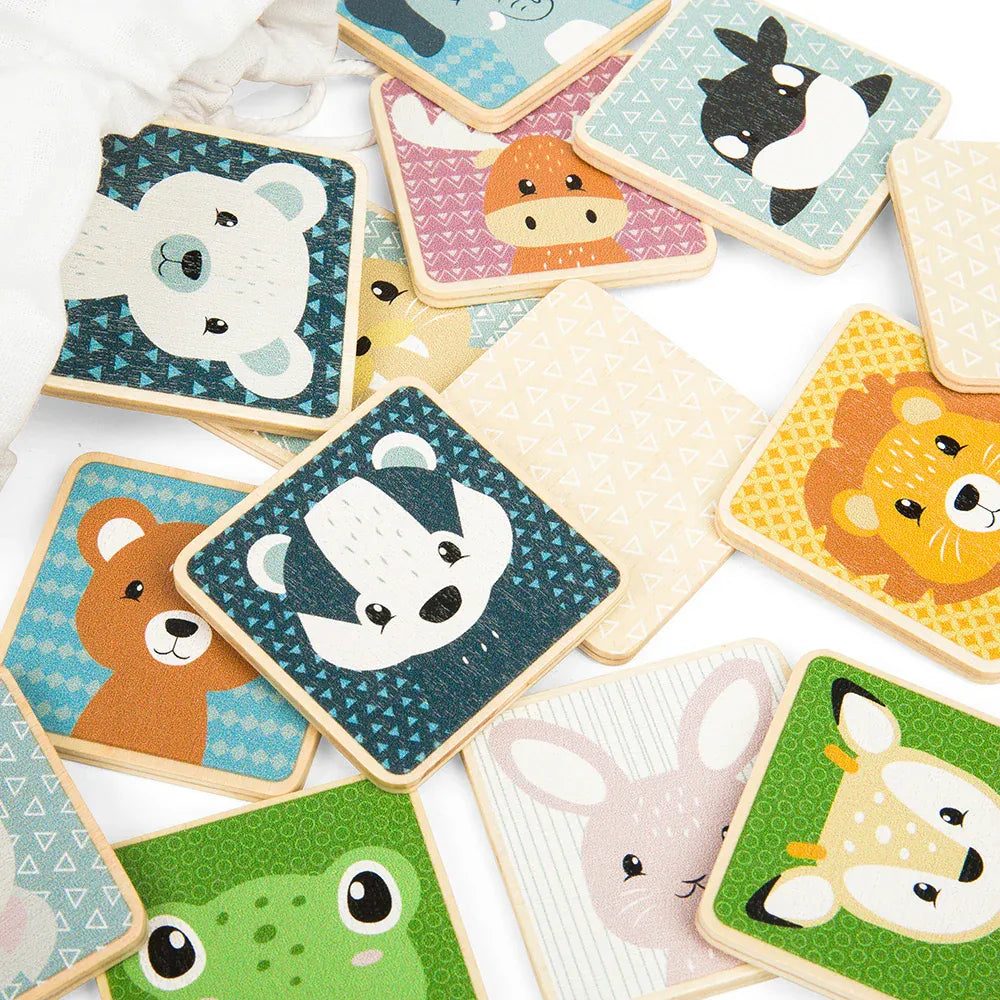 Bigjigs medinis Memo žaidimas Gyvūnai