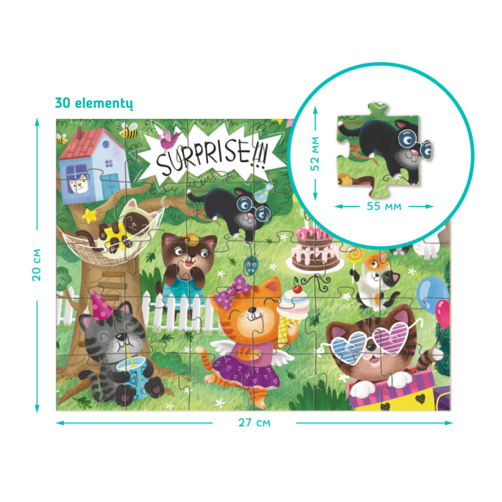 Dodo dėlionė vaikams Kačiukų šventė (30 det.)