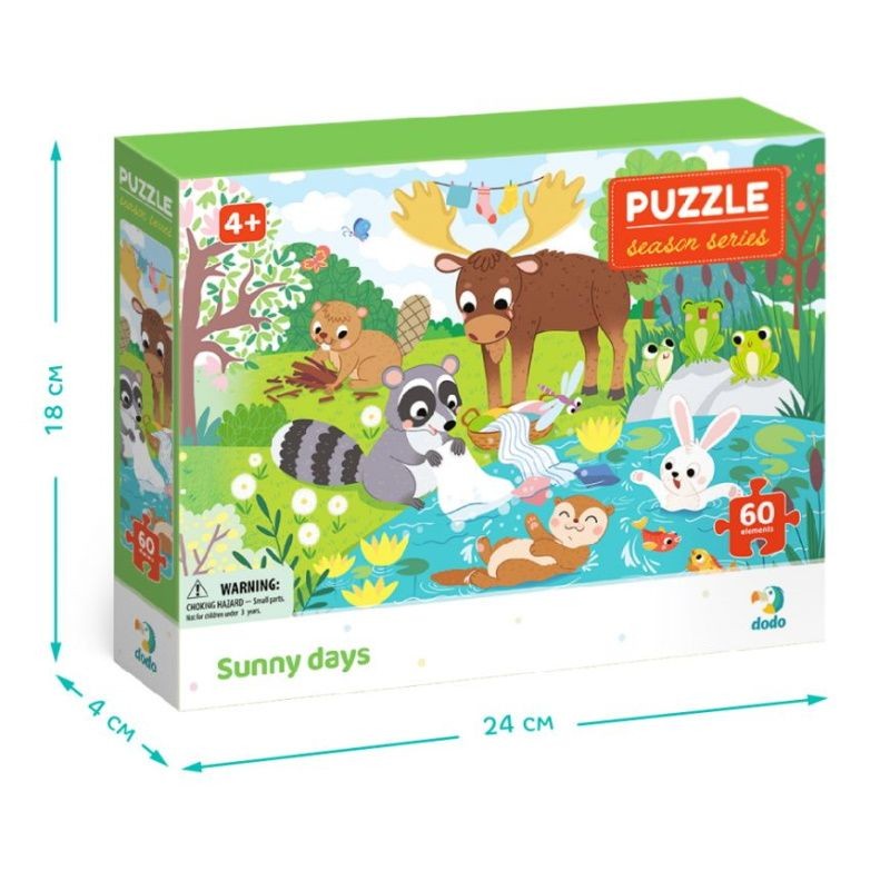 Dodo dėlionė vaikams Saulėtos dienos (60 det.)