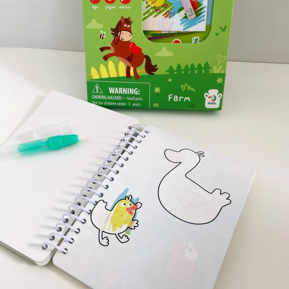 Dodo spalvinimo vandeniu knygutė Ūkis