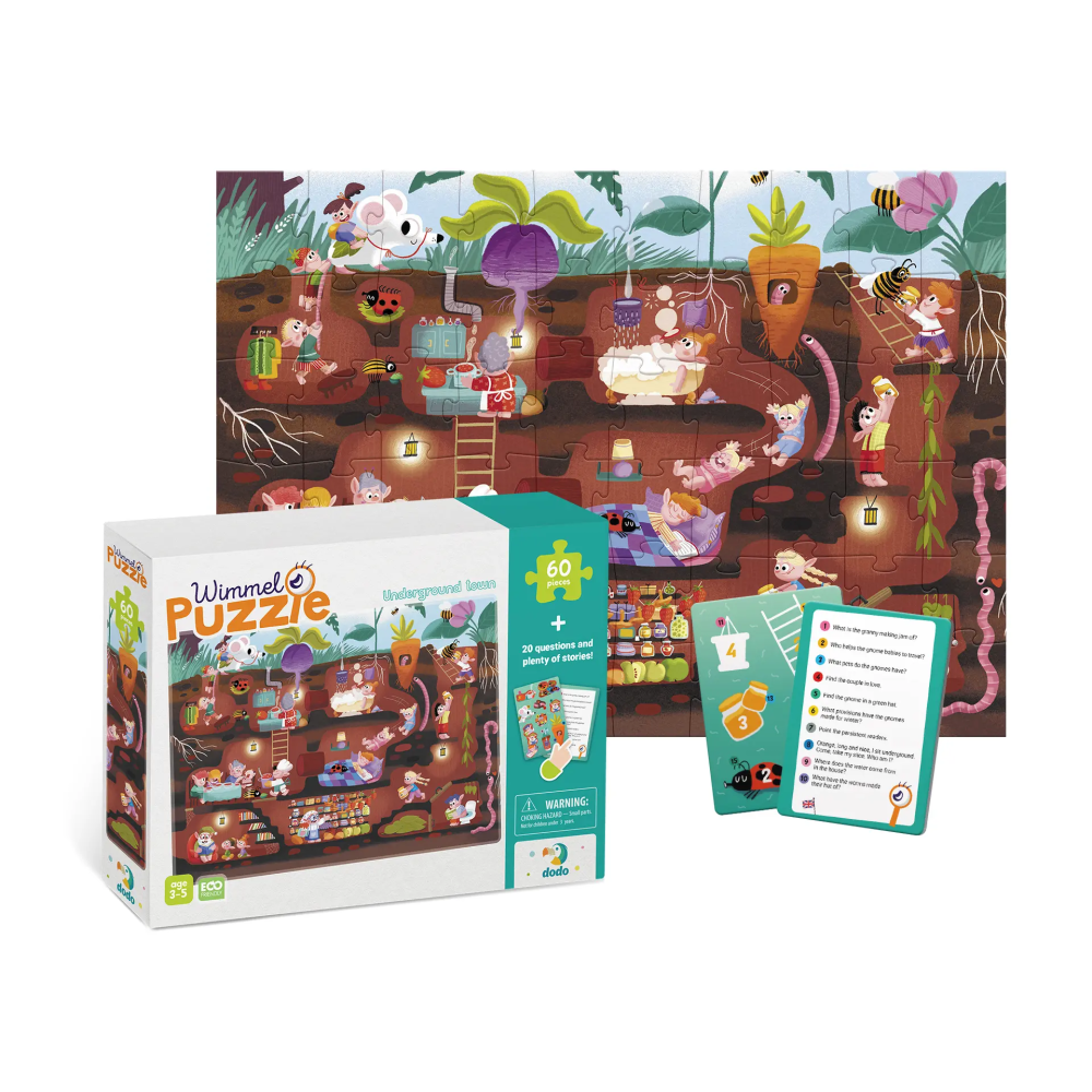 Dodo Wimmel dėlionė vaikams Požeminis miestas (60 det.)