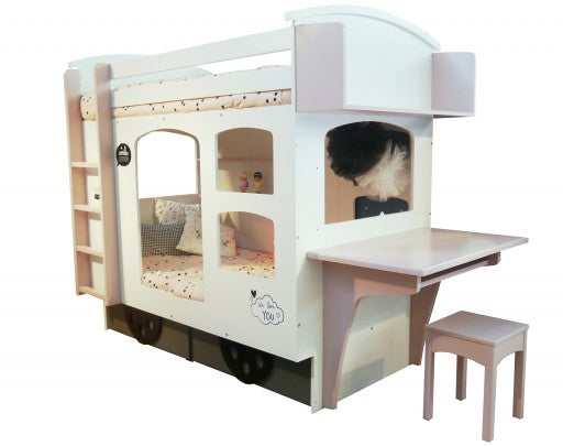 Vaikiška lovelė "Traukinio vagonas"