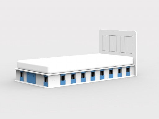 Vaikiška lovelė žirgų mylėtojams (kampinė)