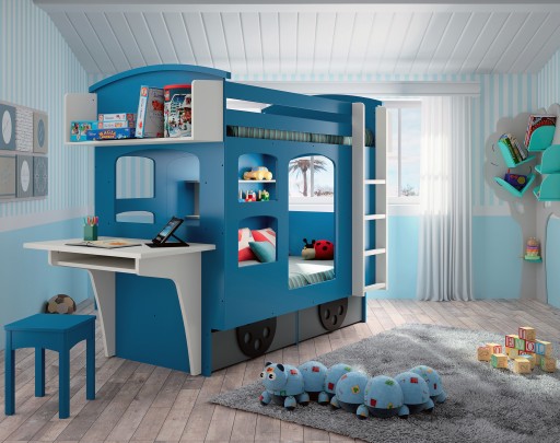 Vaikiška lovelė "Traukinio vagonas"