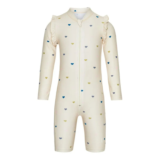 Maudymosi kostiumas vaikams Širdelės (1-4 m.) - 1-2 m.
