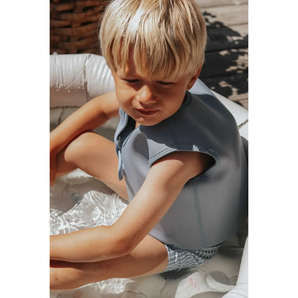 Mėlyna plaukimo liemenė vaikams (1-8 m.) - 6-8 m.