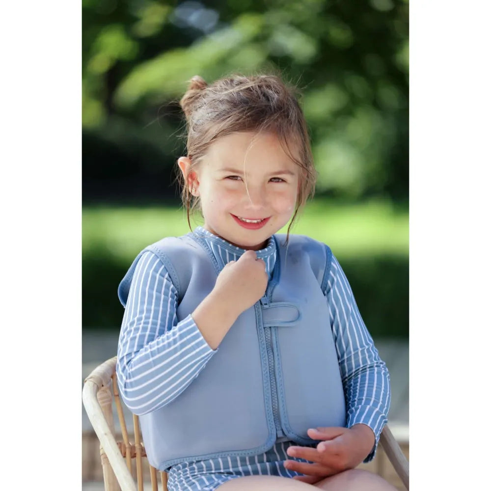 Mėlyna plaukimo liemenė vaikams (1-8 m.) - 1-3 m.