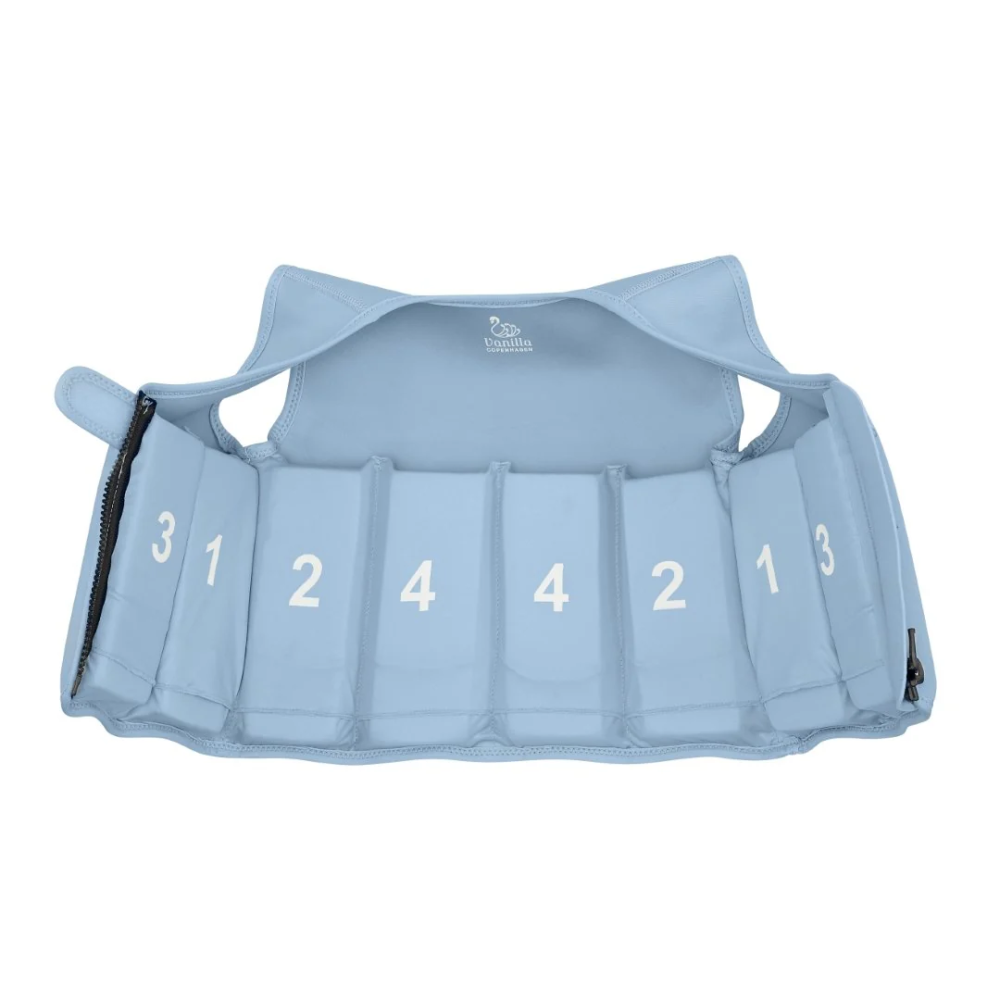 Mėlyna plaukimo liemenė vaikams (1-8 m.) - 3-6 m.