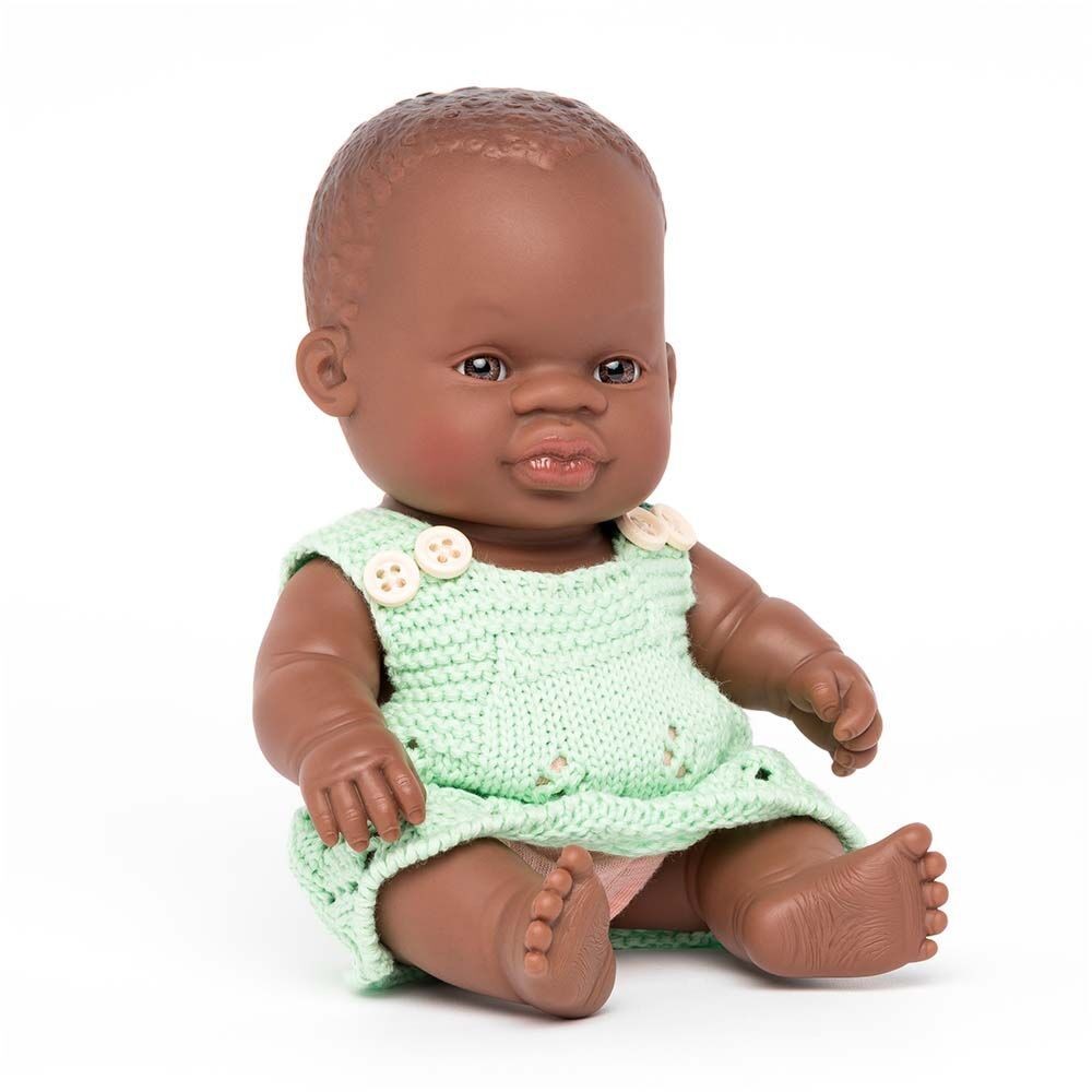 Miniland lėlė berniukas su rūbais (21 cm.)