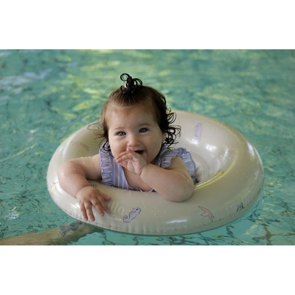 Pilkas pripučiamas plaukimo ratas vaikams (1-3 m)