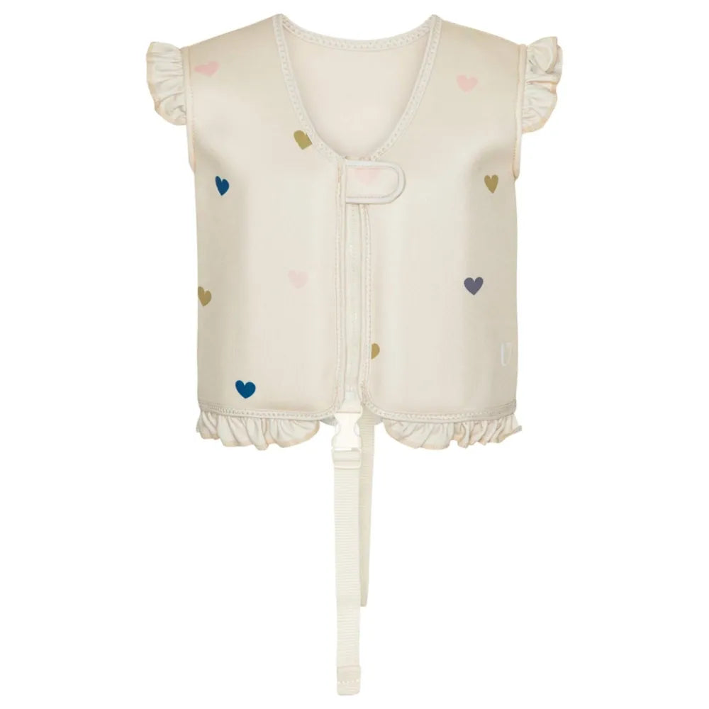 Plaukimo liemenė mergaitėms Širdelės (1-8 m.) - 3-6 m.