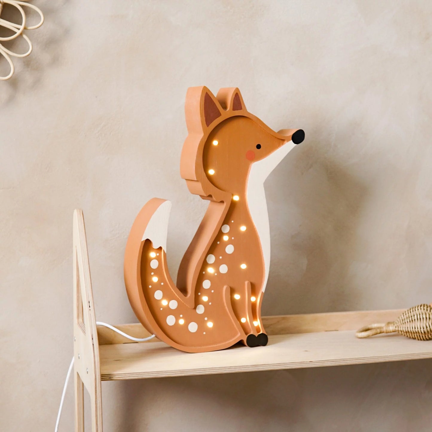 Medinis šviestuvas "Tamsiai ruda laputė"