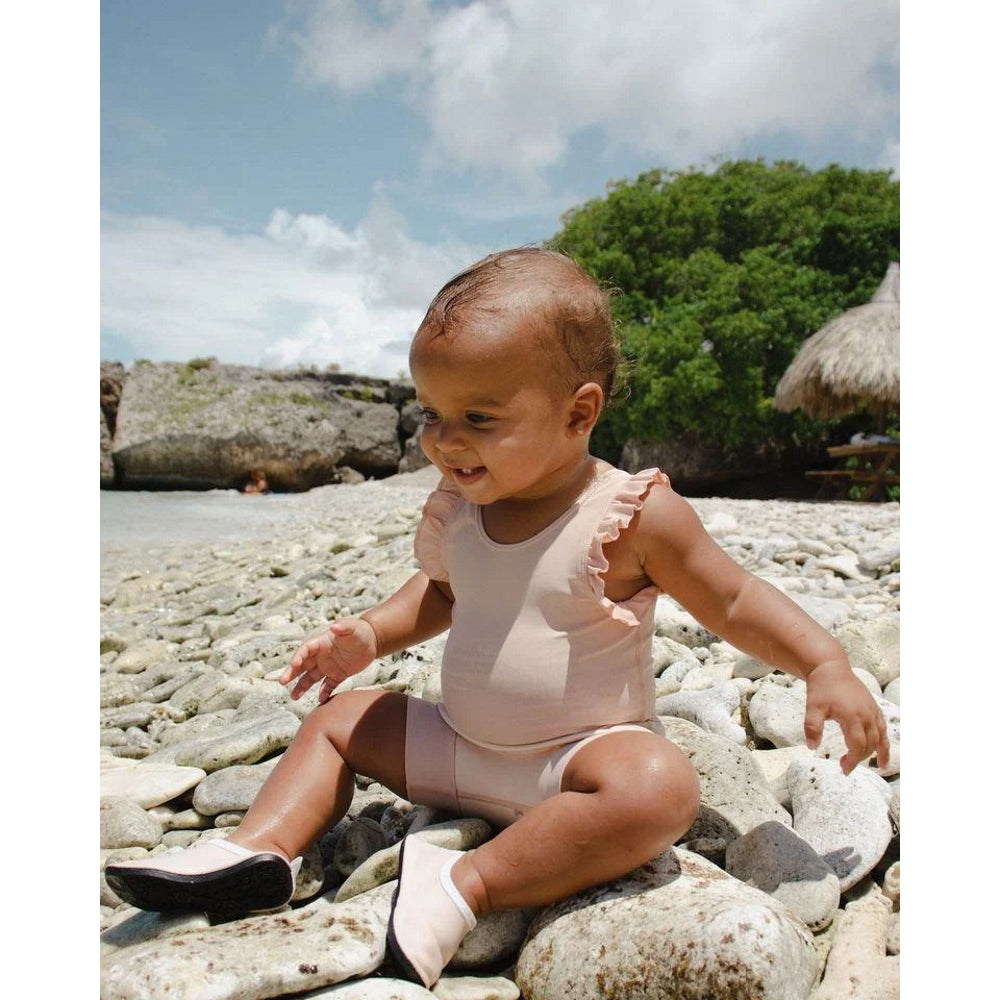 Rausvos maudymosi tapkutės mergaitėms (20-29) - 20/21