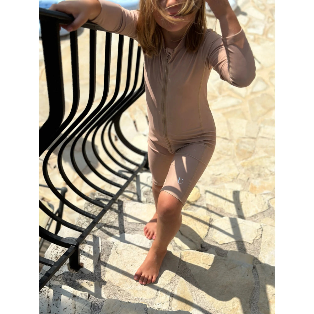 Rudas maudymosi kostiumas vaikams (1-4 m.) - 3-4 m.