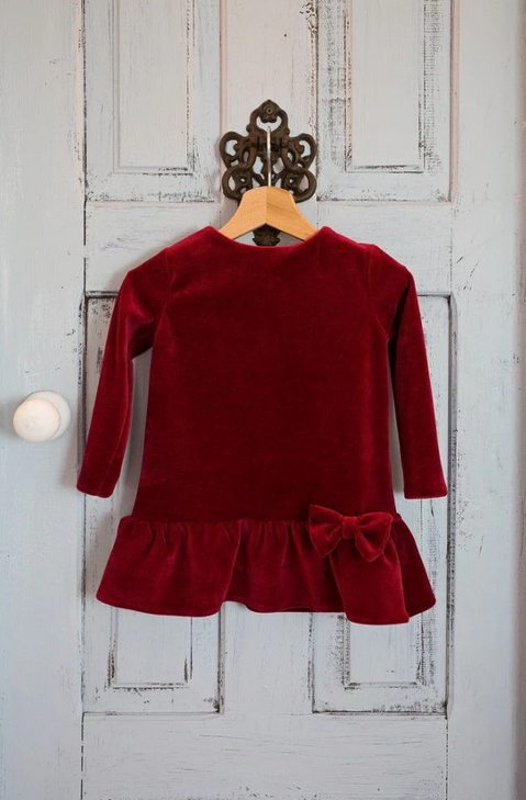 Suknelė "Veliūrinis kaspinėlis" (Įvairių spalvų)