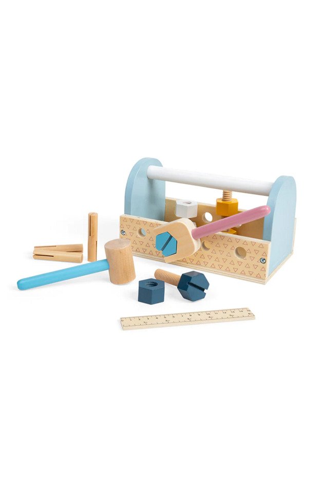 Bigjigs medinė meistro įrankių dėžė (16 el.)