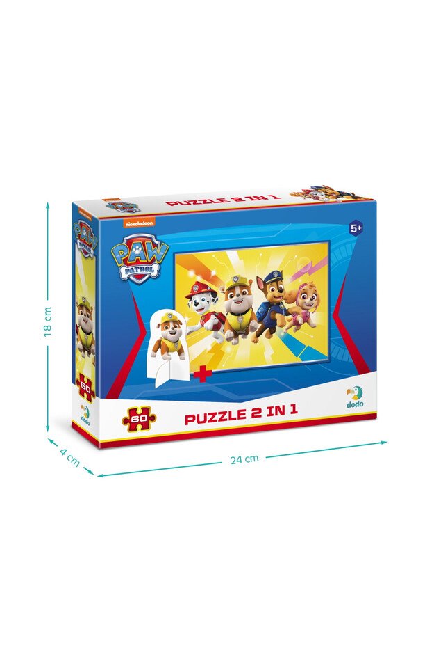 Dodo dėlionė vaikams Paw Patrol su figūrėle (60 det.)